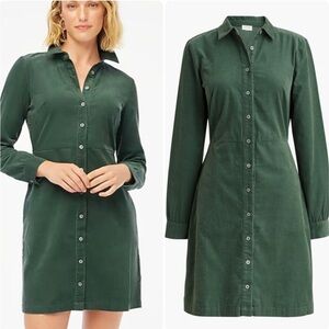J. Crew Forest Green Dress
